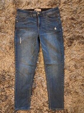 Democracy Ab Technology Skinny Jeans in Medium Blue Wash Size 12